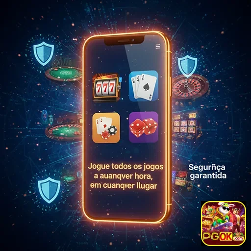 Imagem sobre jogos mobile com segurança, apresentada no site pgok.